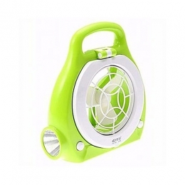 Lontor Rechargeable Fan With Light – Green