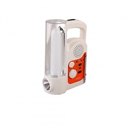 Lontor Rechargeable Lamp, Radio And USB Port 