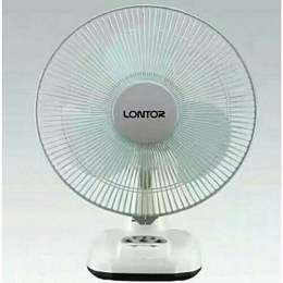Lontor Rechargeable Table Fan - 12 Inch 