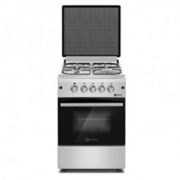 TEC Luxury Cooker (50cm x 60cm) with 4 Gas Burners (Silver) TLC 504G