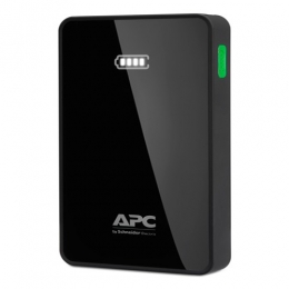 APC M5BK-EC Mobile Power Pack, 5000mAh Black - Portable Power for Mobile Devices(M5BK-EC) White and Black