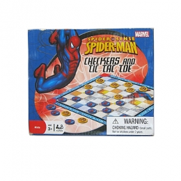 Marvel Amazing Spider-Man Checkers & Tic Tac Toe