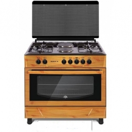 Maxi Gas Cooker 60*90 (4+2) Wood