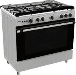 Midea Gas Cooker 36LMG5G028-I with 5 Gas Burners 90 x 60