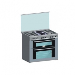 Nexus NX-8003 S(4+2)Gas Cooker With Double Oven + Fan