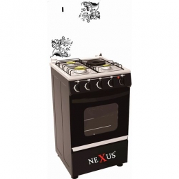 Nexus Gas Cooker Black (4+0) GCCR-NX-5055B