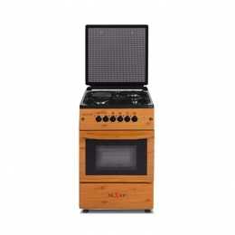 NX-6004 (3+1) GAS COOKER -WOOD FINISH 