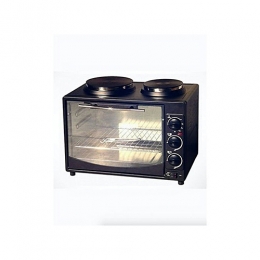 Eurosonic Multifunctional Oven With Twin Burner Electric Hot Plates - 22 Litres
