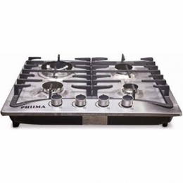 Phiima 60 Cm Stainless Steel 4-Burner Gas Cooker