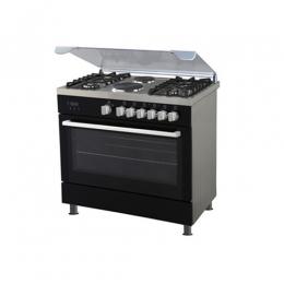 POLYSTAR PVND 90G2GP|POLYSTAR 4 GAS BURNER + 2 HOT PLATE WITH OVEN GRILL COOKER