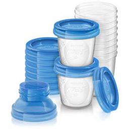Philips Avent Breast milk storage cups SCF618/10 Set|SCF618/10