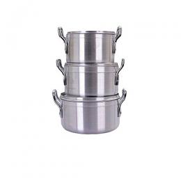 Hoffner Quality Cookware Pot Set 3pcs - 18cm/20cm/22cm