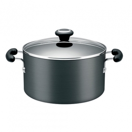 Create 24cm/7.6L hard anodized covered stockpot