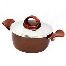 Tefal Non Stick Sensorielle Red Nobel - Stewpan With Lid Size 22 (D2374562)