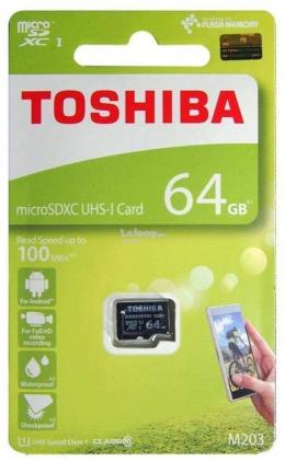 TOSHIBA MICRO SD CARD -64GB