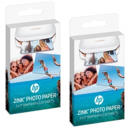 HP ZINK Sticky-backed Photo Paper-20 sht/2 x 3 in (W4Z13A)