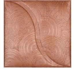  3D BROWN LEATHER WALL PANEL - XK-30