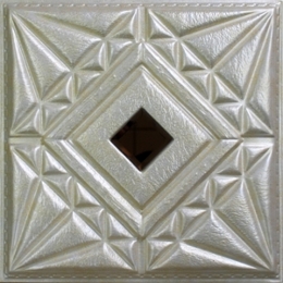 3D BEIGE LEATHER WALL PANEL - XK-51