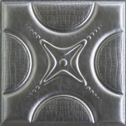 3D GREY LEATHER WALL PANEL - XK-72