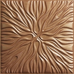 3D BROWN LEATHER WALL PANEL - XK-76