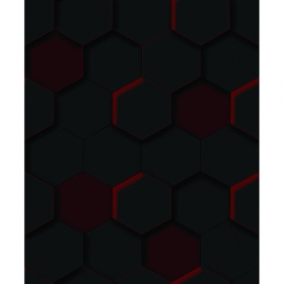 3D BLACK AND RED WALLPAPER | YS-190703