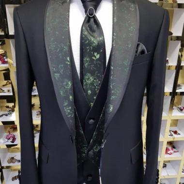 RITZY SHINY MEN'S 3 PIECE SUIT|SUT 007 (AVAILABLE IN ALL SIZES)
