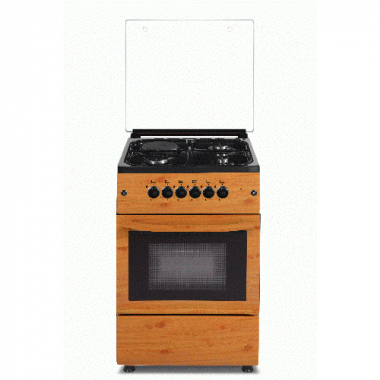 MAXI Gas Cooker 60*60 (3+1) Wood
