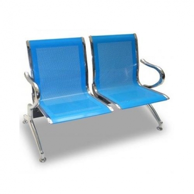 2-Seater Waiting Bench (Blue)