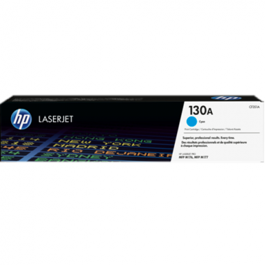 HP 130A Cyan Original LaserJet Toner Cartridge (CF351A)