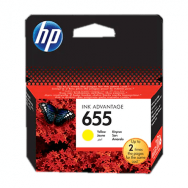 HP 655 Yellow Original Ink Advantage Cartridge (CZ112AE)