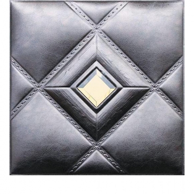 3D BEIGE LEATHER WALL PANEL - XK-11