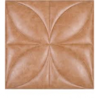 3D BROWN LEATHER WALL PANEL - XK-38