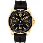 FERRARI 830485 MEN'S XX KERS GOLD TONE STEEL BLACK DIAL RUBBER WATCH