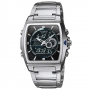 Casio EFA120D-1A Men’s Edifice Analog Digital Thermometer Alarm Chronograph Medium Size Bracelet Watch