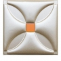 3D BEIGE LEATHER WALL PANEL - XK-18